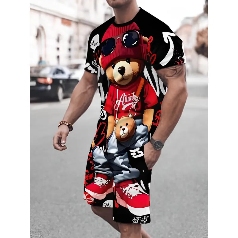 Street Fashion Men 2025 - 2025년 여름 신상품 남성 세트는 스트리트